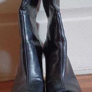 black boots from Calvin Klein
